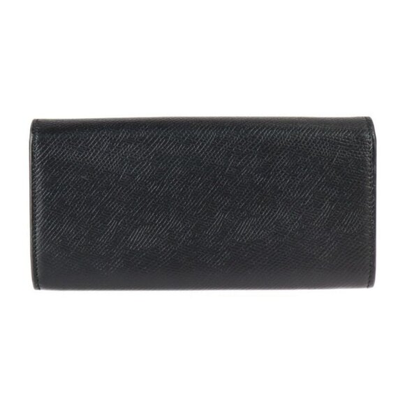 Celine Large Flap Wallet Bifold Wallet 10 B563 bel Calf Leather Black - Picture 3 of 10